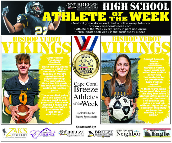 Breeze Athletes of the Week named News, Sports, Jobs North Fort